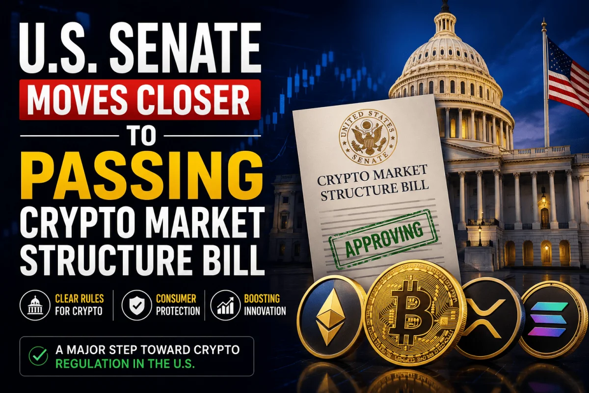 U.S. Senate Moves Closer to Passing Crypto Market Structure Bill