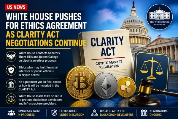 White House Pushes for Ethics Agreement as CLARITY Act Negotiations Continue
