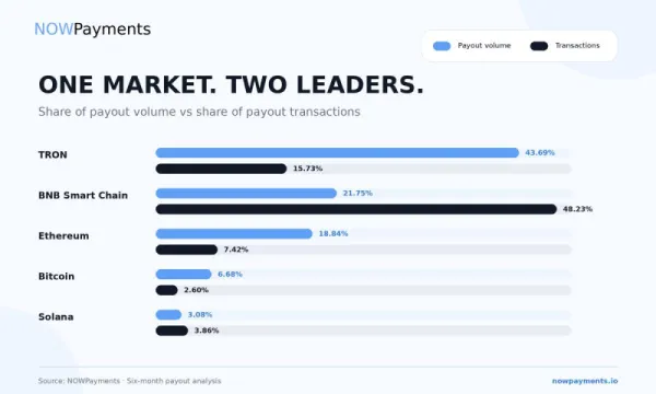 NOWPayments Releases Cross-Chain Payout Data Revealing Key Performance Benchmarks Across TRON, BNB Chain, and Solana